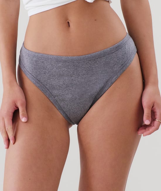 Flux moyen - Culotte menstruelle en coton;