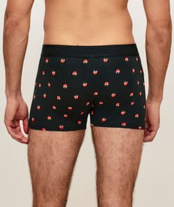 Boxer en coton motifs pommes;