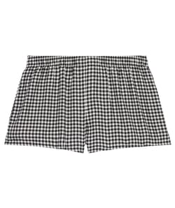 Gingham jersey Shorts;