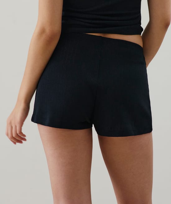 Pointelle shorts;