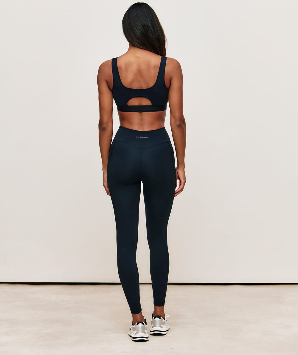 Microfibre sports legging;