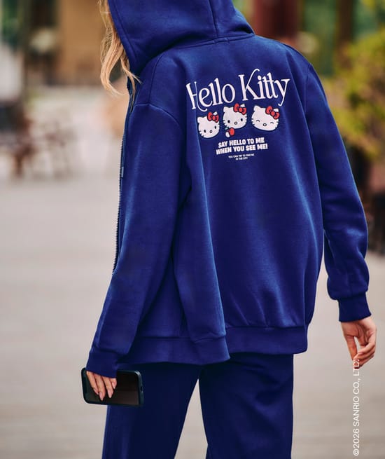 Hello Kitty fleece sweatshirt;