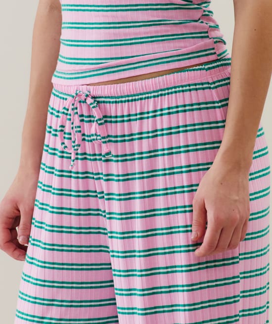 Gestreepte broek;