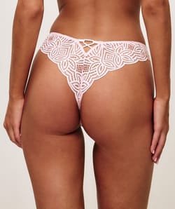 Lace thong;