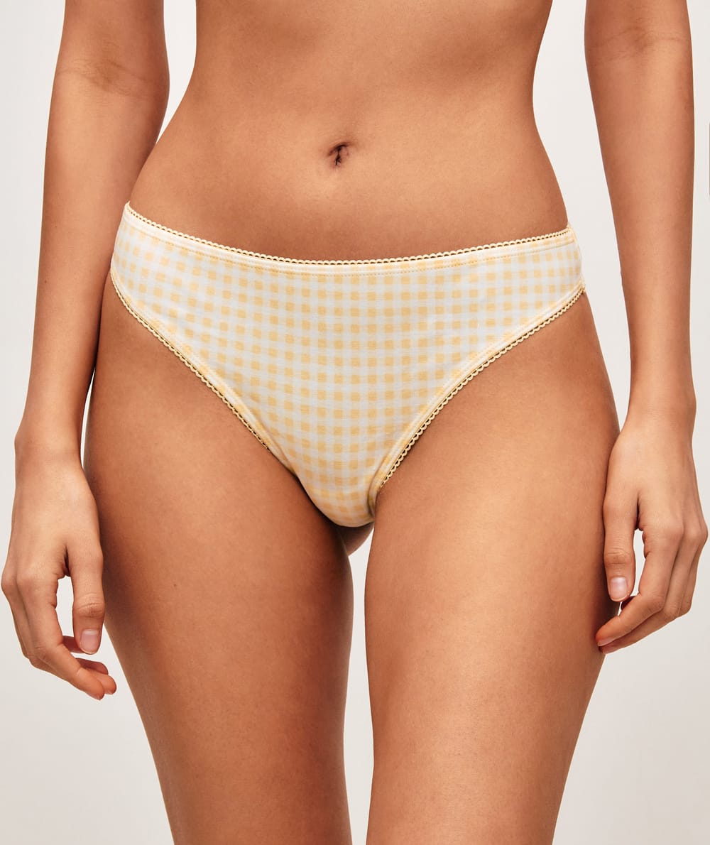 Set of 3 colored printed cotton strings;