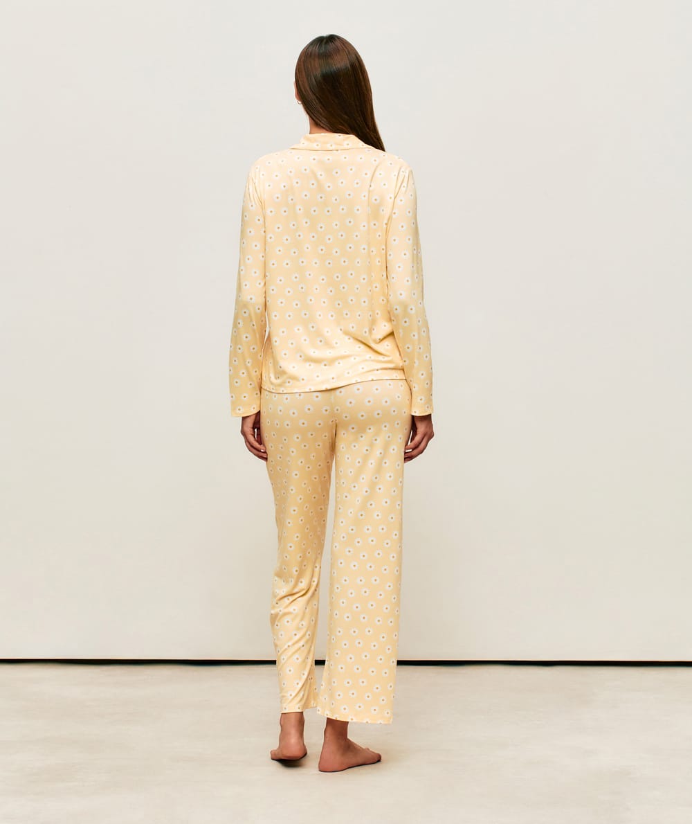 Set chemise &agrave; manches longues et pantalon en jersey ;