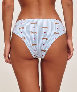 Set of 3 cotton patterned panties;