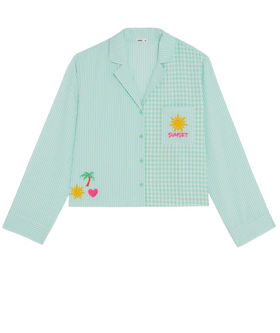 Chemise à motifs;