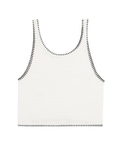 Crochet tank top;