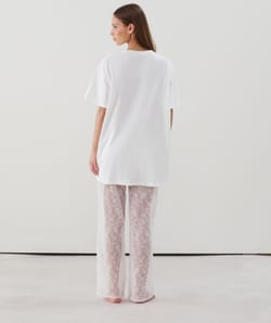 Pantalón de encaje;