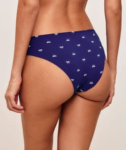 Set of 3 patterned cotton panties;