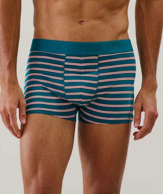 Cotton striped boxer shorts;