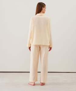 Striped trousers;