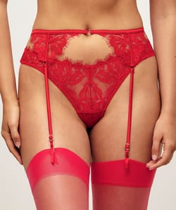 Porte-jarretelles en dentelle;