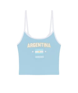 Top de punto de Argentina;