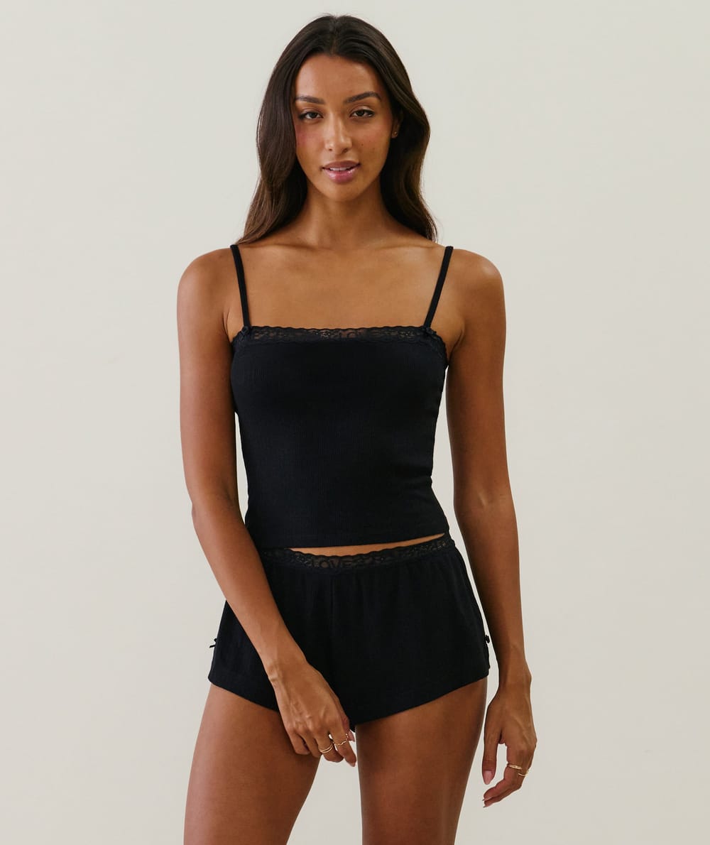 Pointelle Shorts;