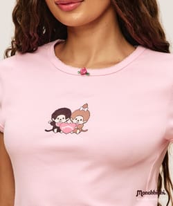T-shirt en jersey Monchhichi;