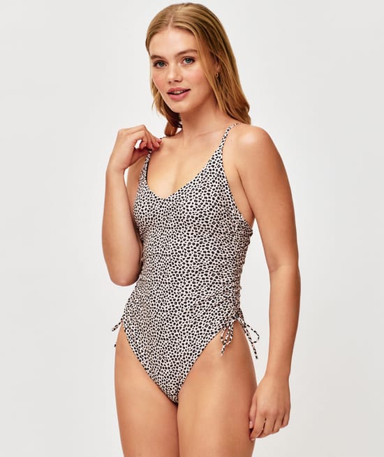 Une pi&egrave;ce - Maillot de bain l&eacute;opard;