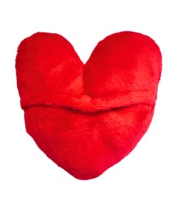 Hot water bottle heart;