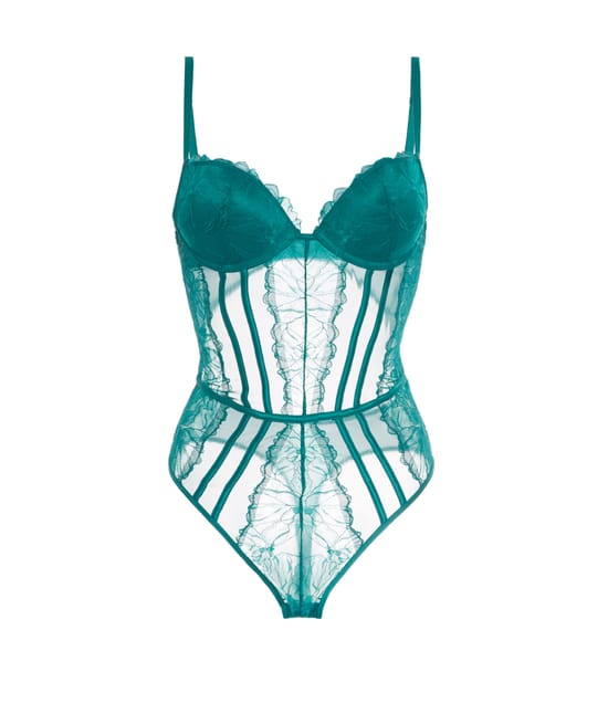 Lace push-up Bodysuit;