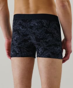 Patterned boxer shorts;