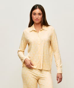 Set chemise &agrave; manches longues et pantalon en jersey ;