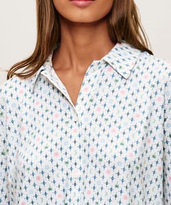 Patterned jersey pyjama set;