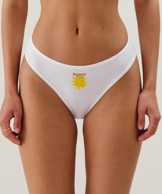 Lot de 3 culottes à motifs;