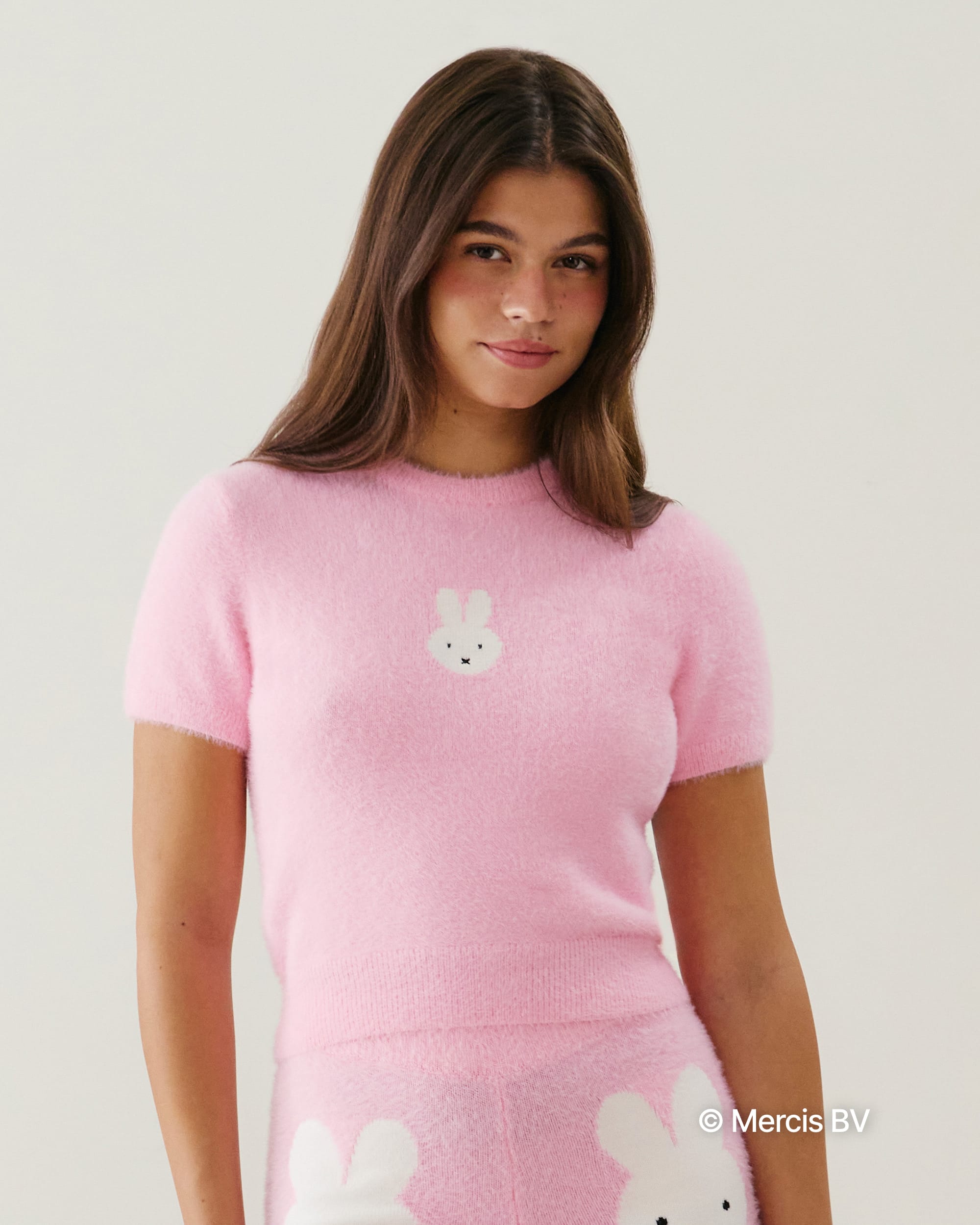 Miffy short-sleeved jumper - pink - Undiz
