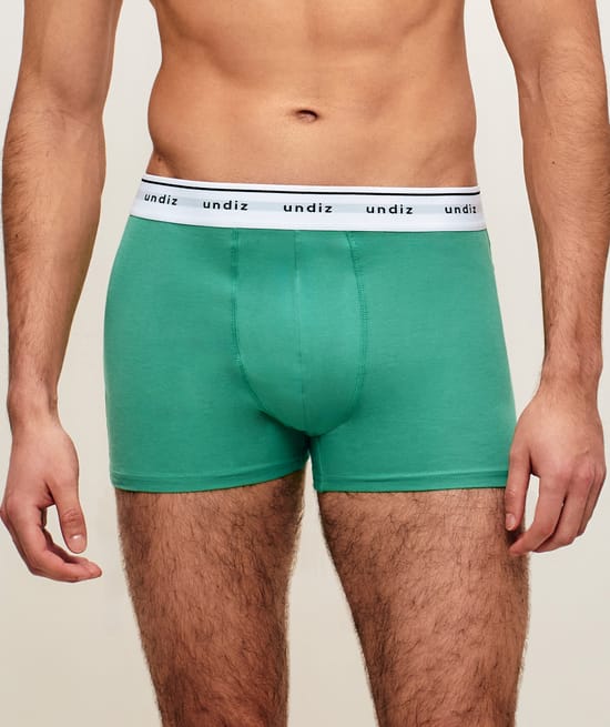 Boxer en coton vert;