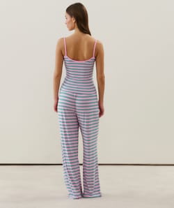 Striped trousers;