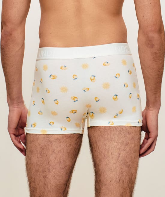 Boxer en coton motifs citrons;