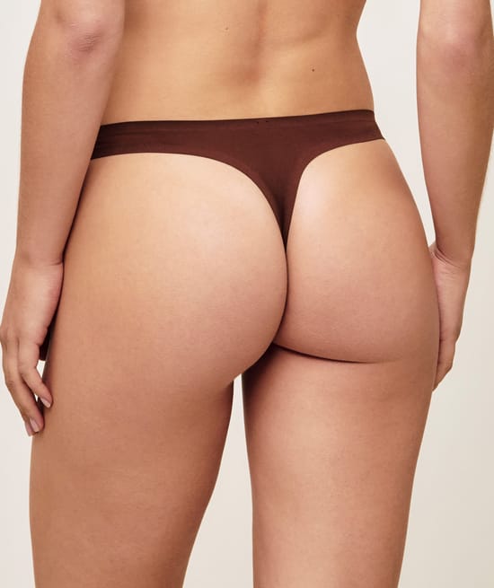 Pack of 3 seamless thongs;