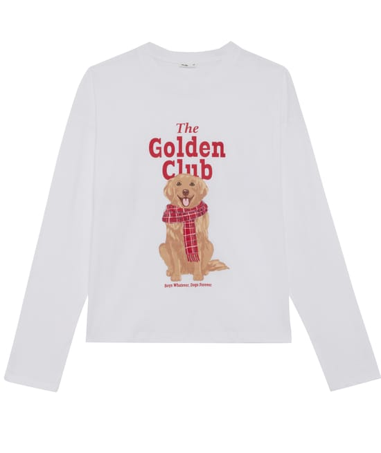 Golden themed pajama set;