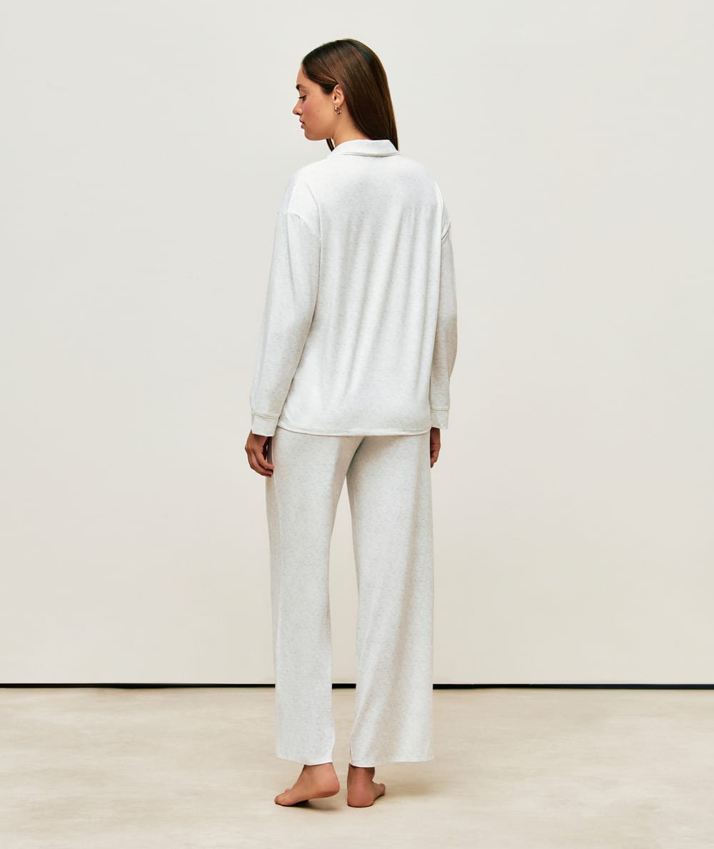 Jersey pajama set;