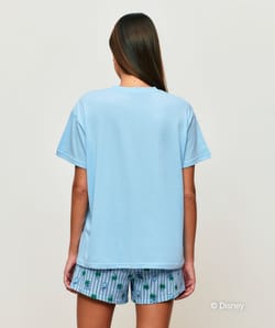 Set of Stitch printed t-shirt and shorts;