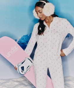 Patterned jersey pyjama set;