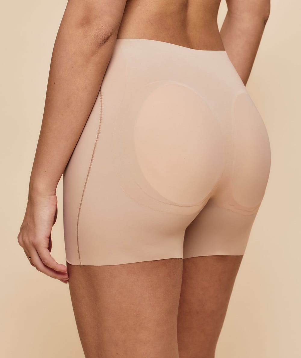 Short push-up microfibre sans coutures;