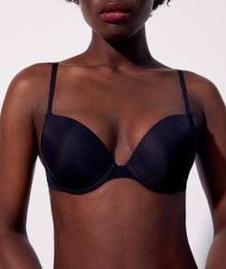 Soutien-gorge push-up en microfibre;