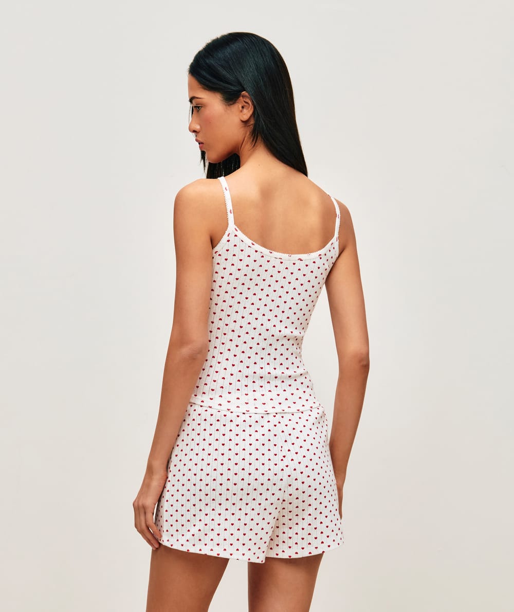 Short en pointelle;