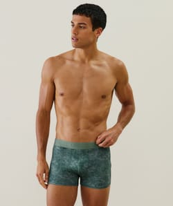 Boxer à motifs en coton;