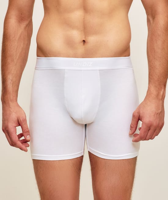Boxer long en coton;