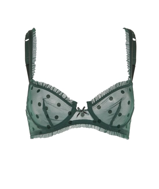 Soutien-gorge corbeille en tulle;
