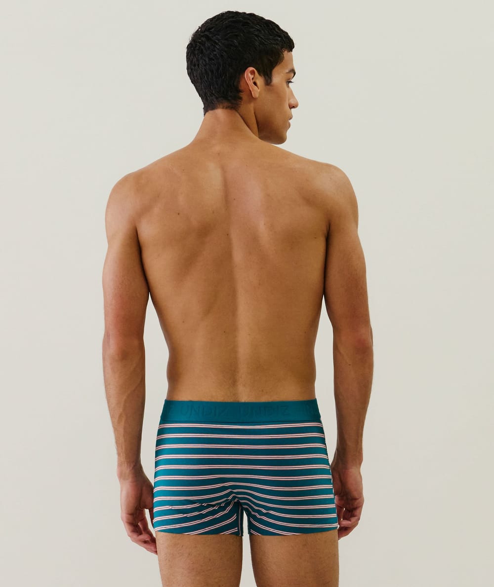 Cotton striped boxer shorts;