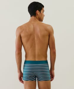 Cotton striped boxer shorts;