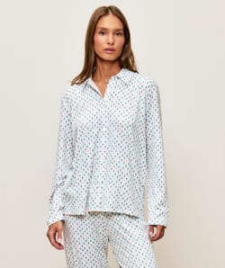 Patterned jersey pyjama set;