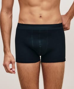 Cotton boxer shorts with message;