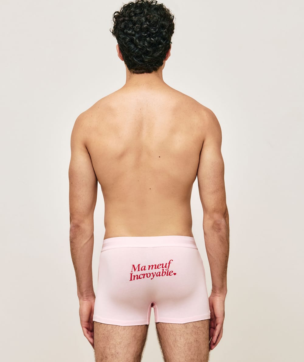 Boxer en coton "Ma meuf est incroyable;