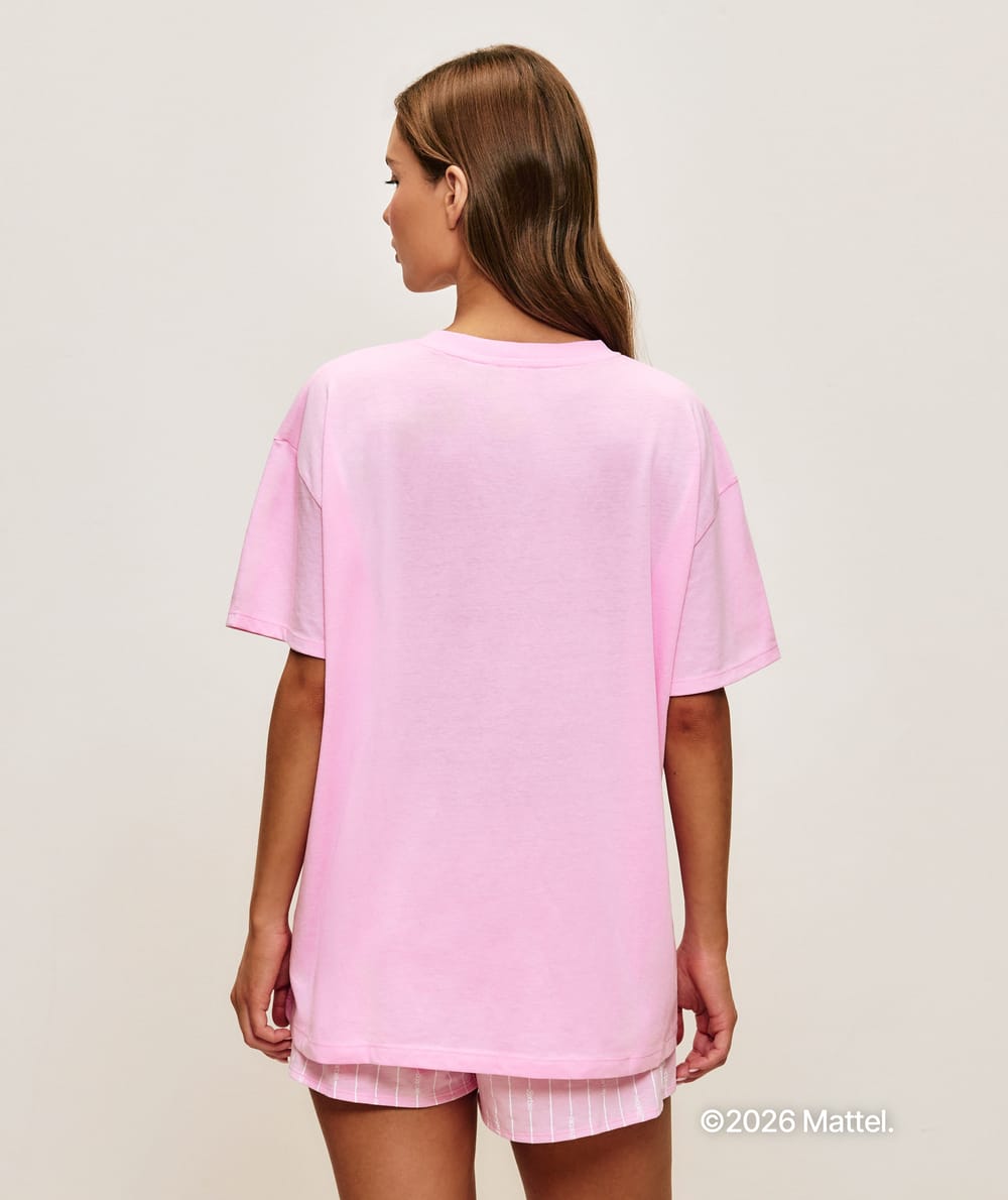 Barbie Jersey t-shirt and shorts set;