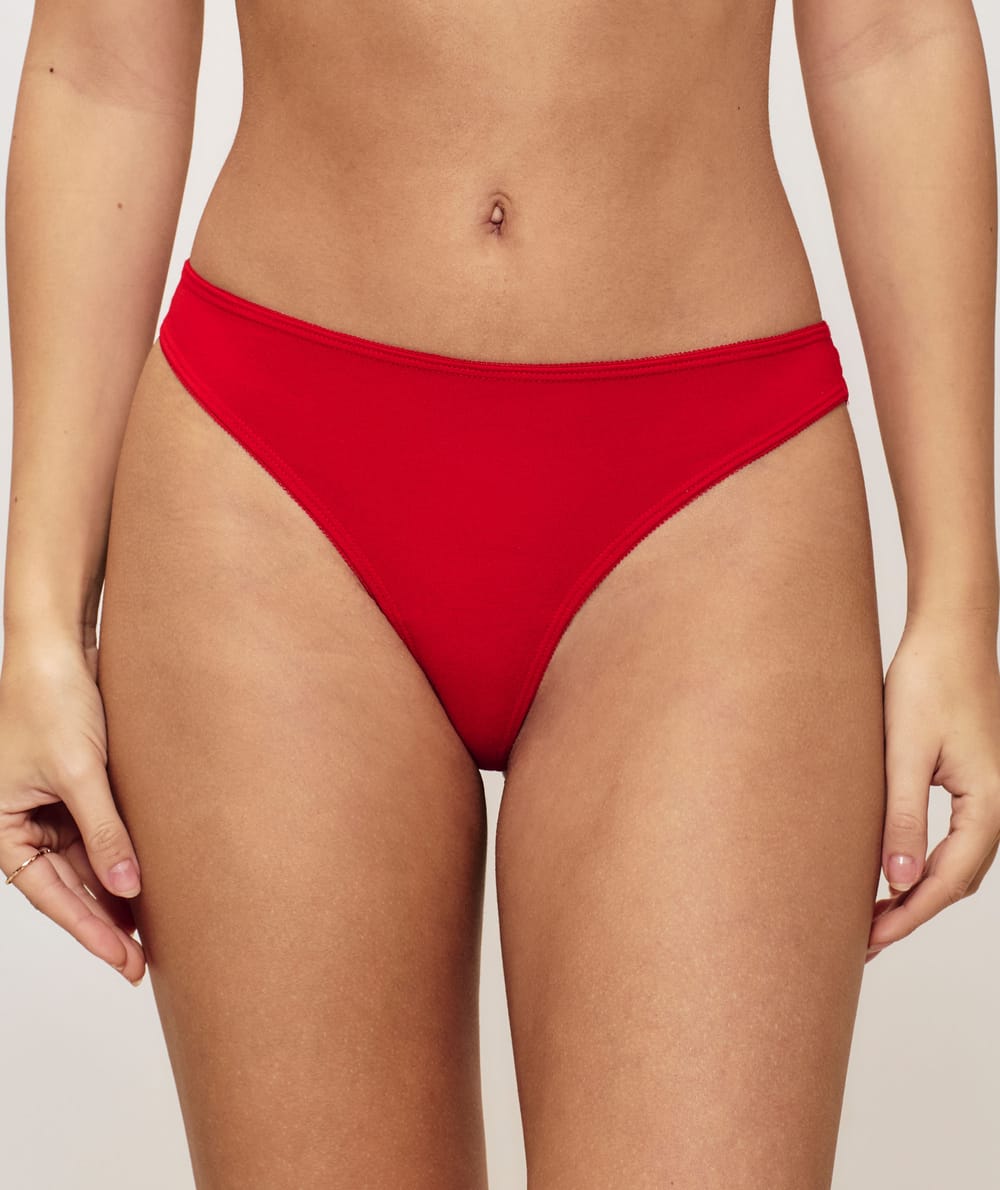 Lot de 3 strings en coton à motifs;